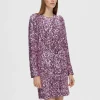 SELECTED PALJETT KORT KLÄNNING Pink Clearance