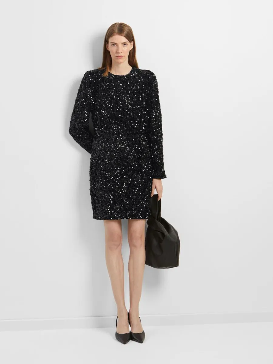 paljett_kort_klnning_2.webp SELECTED PALJETT KORT KLÄNNING Black Best Sale
