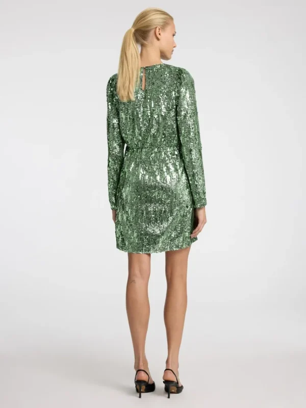 SELECTED PALJETT KORT KLÄNNING Green Cheap