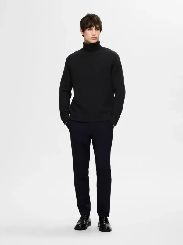 SELECTED POLOKRAGE TRÖJA Black Online