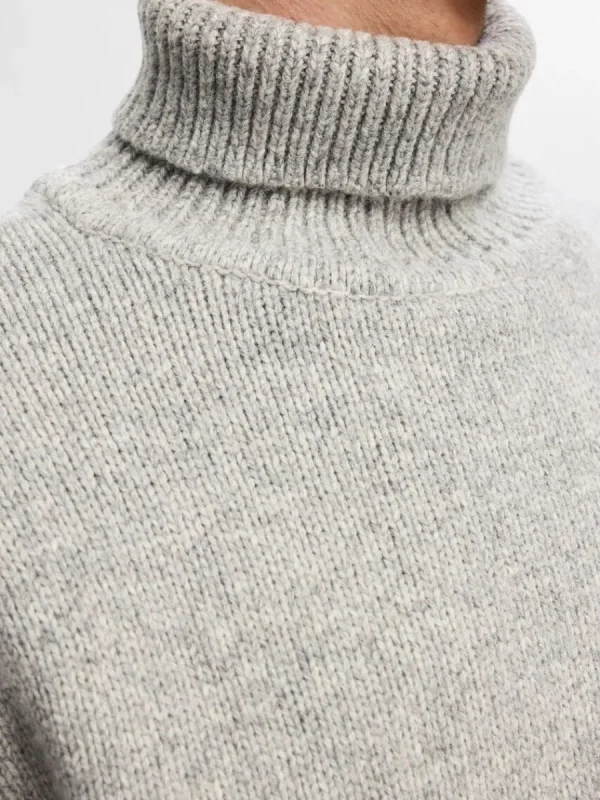 SELECTED POLOKRAGE TRÖJA Grey Online