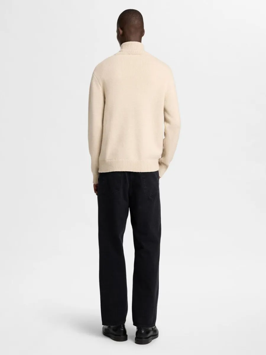 polokrage_trja_5-5.webp SELECTED POLOKRAGE TRÖJA Beige Discount