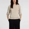 SELECTED PUFFÄRMAR SWEATSHIRT Beige New