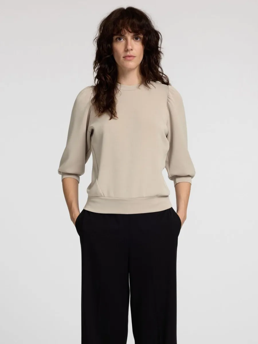 puffrmar_sweatshirt_0-4.webp SELECTED PUFFÄRMAR SWEATSHIRT Beige New
