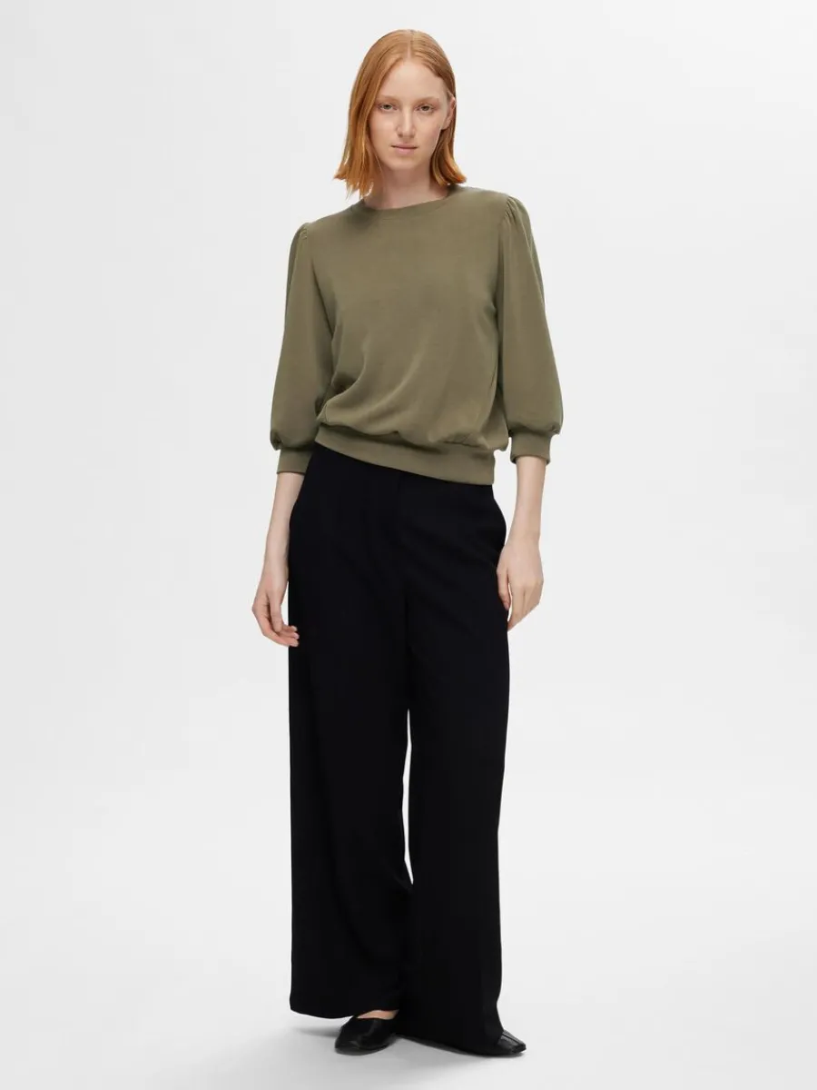 puffrmar_sweatshirt_1-2.webp SELECTED PUFFÄRMAR SWEATSHIRT Green Clearance