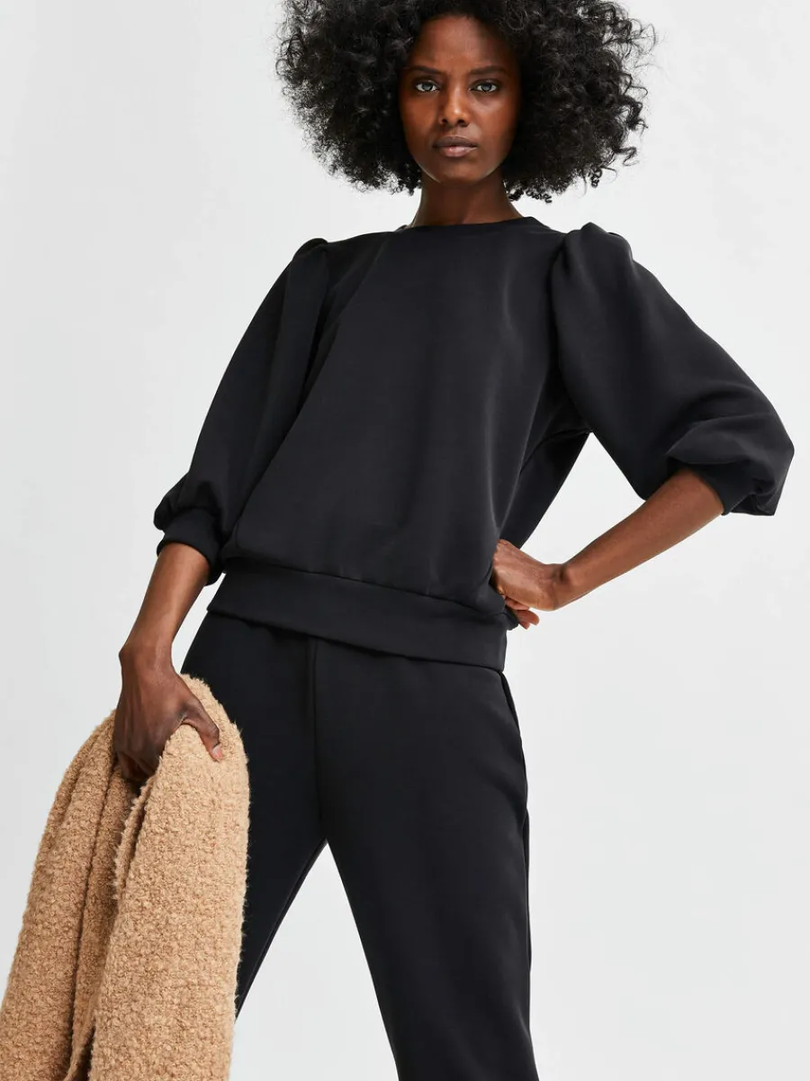 puffrmar_sweatshirt_2-7.webp SELECTED PUFFÄRMAR SWEATSHIRT Black Outlet