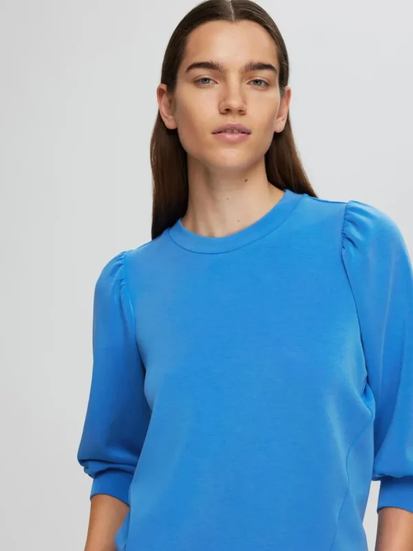 SELECTED PUFFÄRMAR SWEATSHIRT Blue Best
