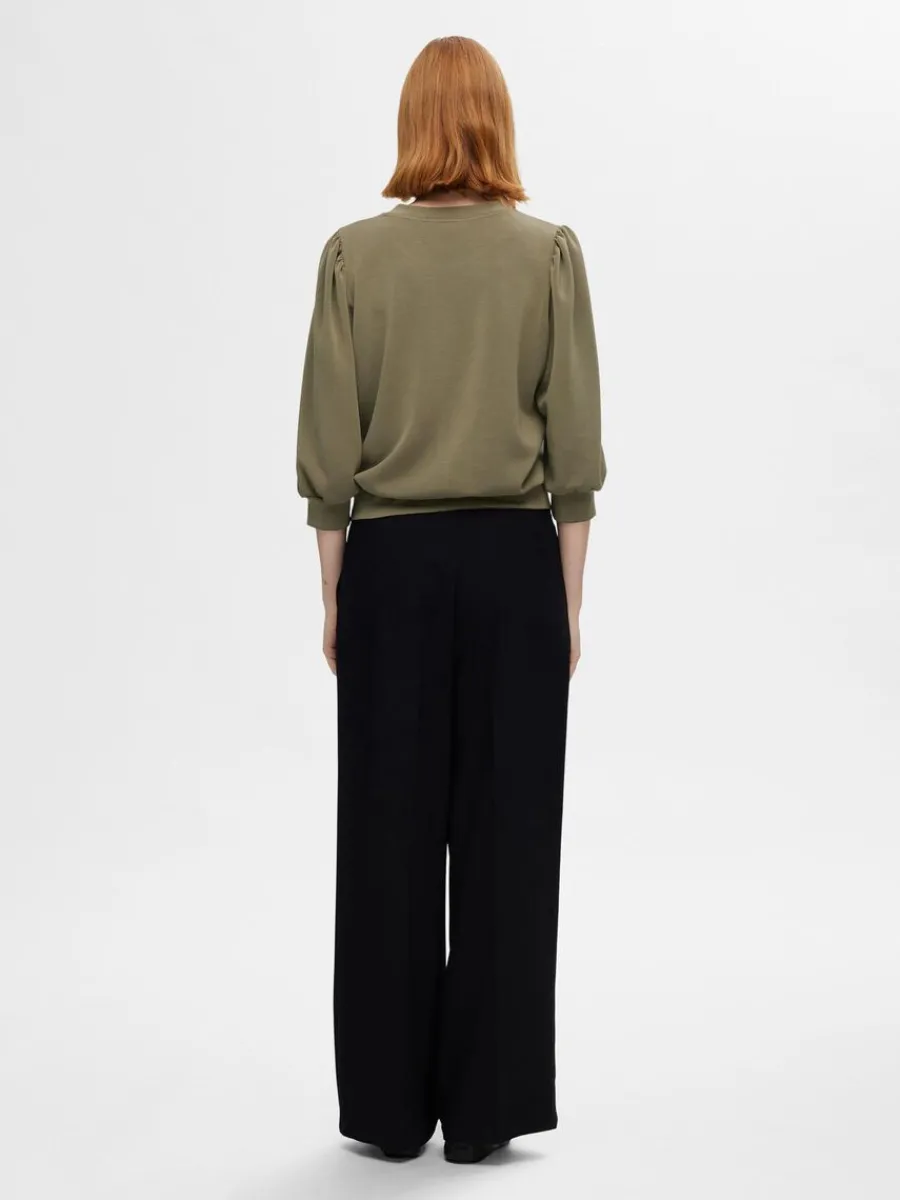 puffrmar_sweatshirt_4-2.webp SELECTED PUFFÄRMAR SWEATSHIRT Green Clearance