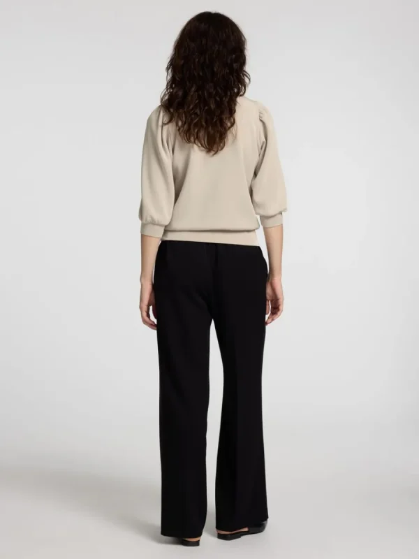 SELECTED PUFFÄRMAR SWEATSHIRT Beige New