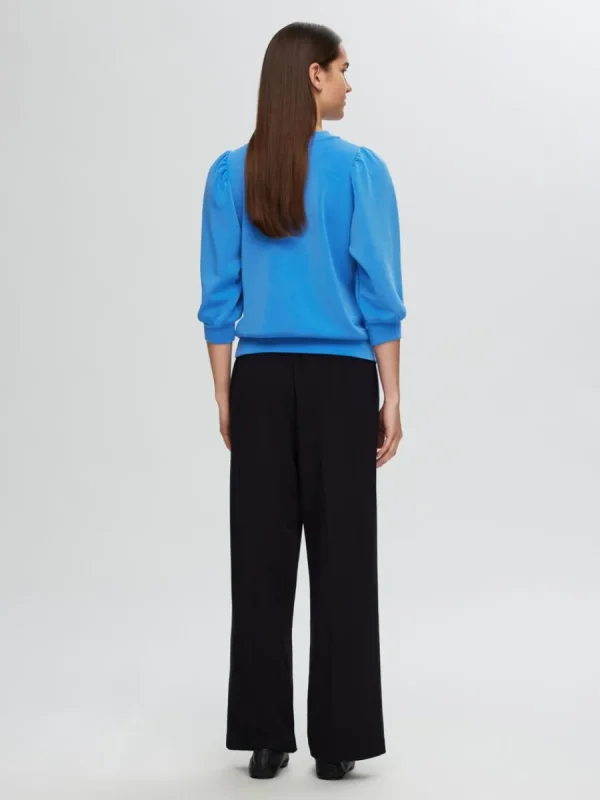 SELECTED PUFFÄRMAR SWEATSHIRT Blue Best