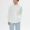 SELECTED RANDIG BOMULL SKJORTA White Online