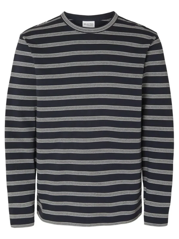 SELECTED RANDIG BOMULL SWEATSHIRT Blue Best