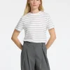 SELECTED RANDIG BOMULL T-SHIRT White Cheap