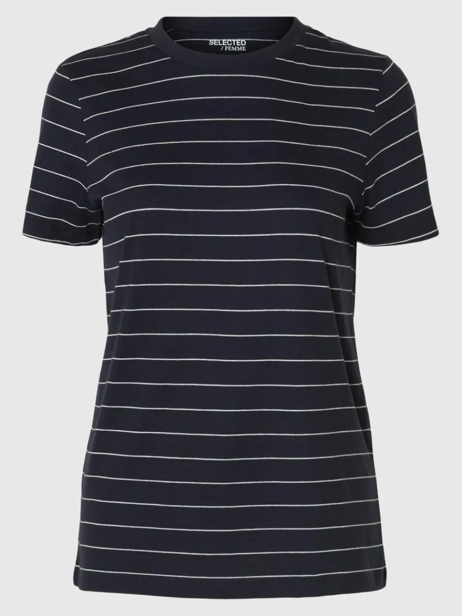 randig_bomull_tshirt_5.webp SELECTED RANDIG BOMULL T-SHIRT Blue Fashion