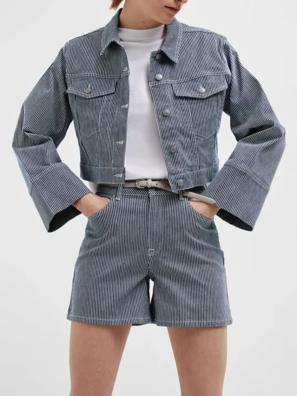 SELECTED RANDIG JEANSSHORTS Blue Cheap