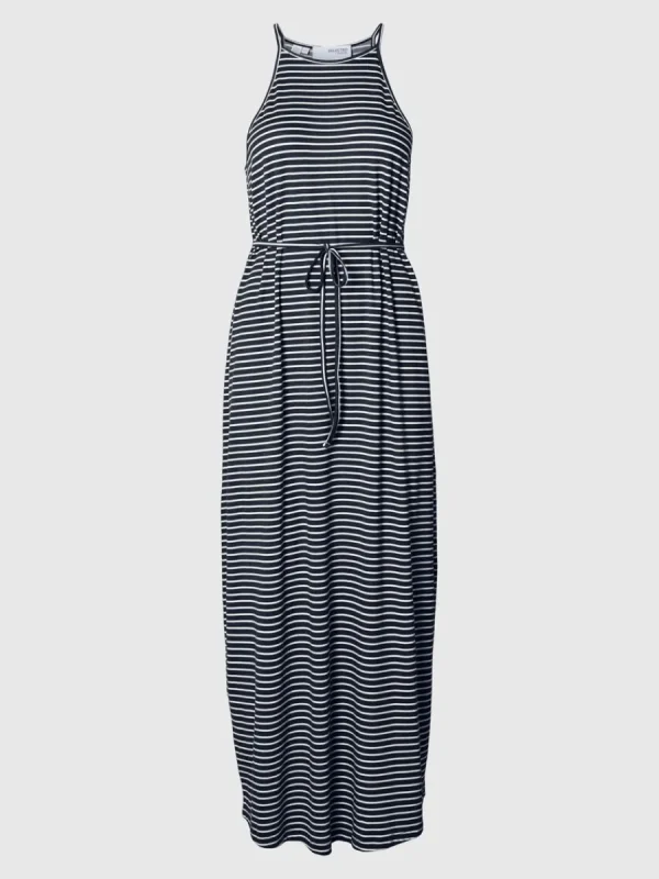 SELECTED RANDIG MAXIKLÄNNING Blue Best Sale