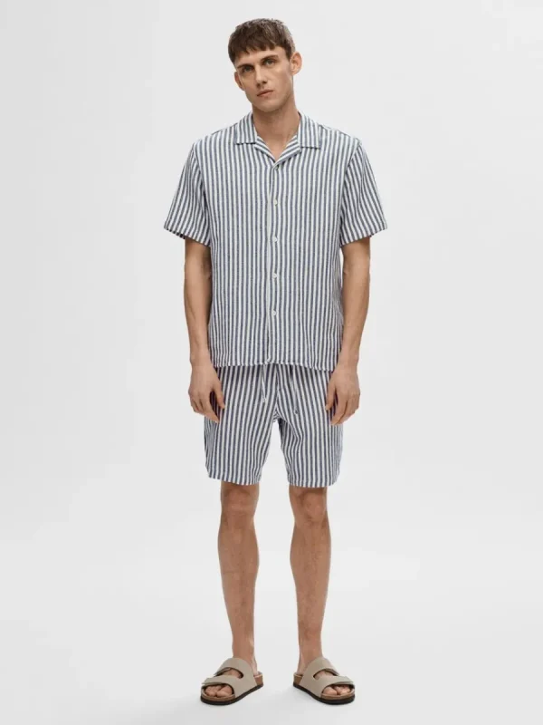 SELECTED RANDIG SHORTS Blue Hot