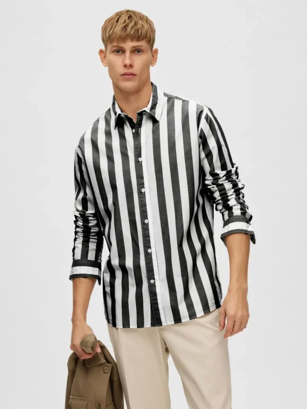 SELECTED RANDIG SKJORTA Black Best Sale