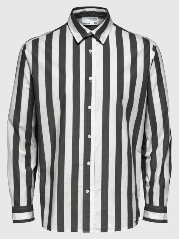 SELECTED RANDIG SKJORTA Black Best Sale