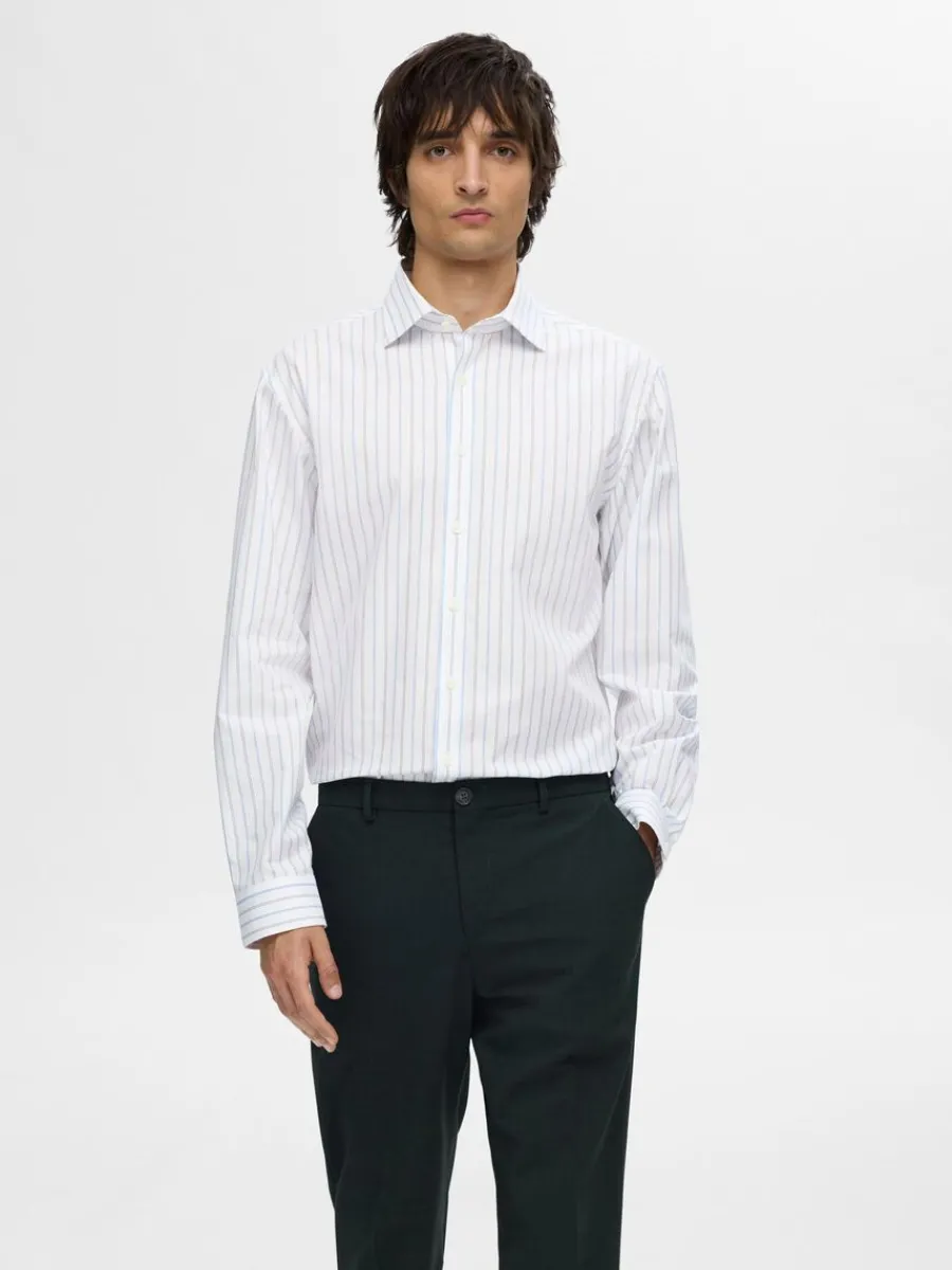 randig_slim_fitskjorta_0.webp SELECTED RANDIG SLIM FIT-SKJORTA White Cheap