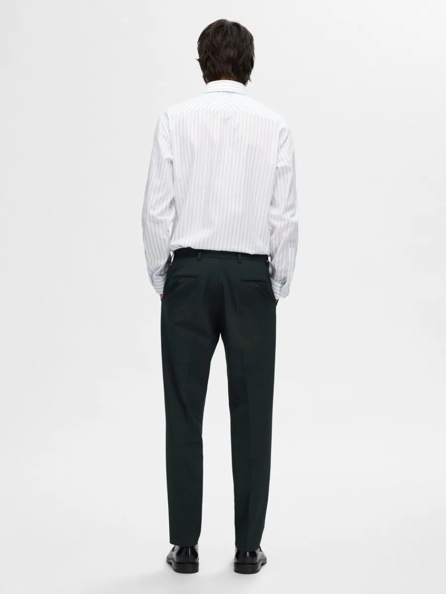randig_slim_fitskjorta_1.webp SELECTED RANDIG SLIM FIT-SKJORTA White Cheap