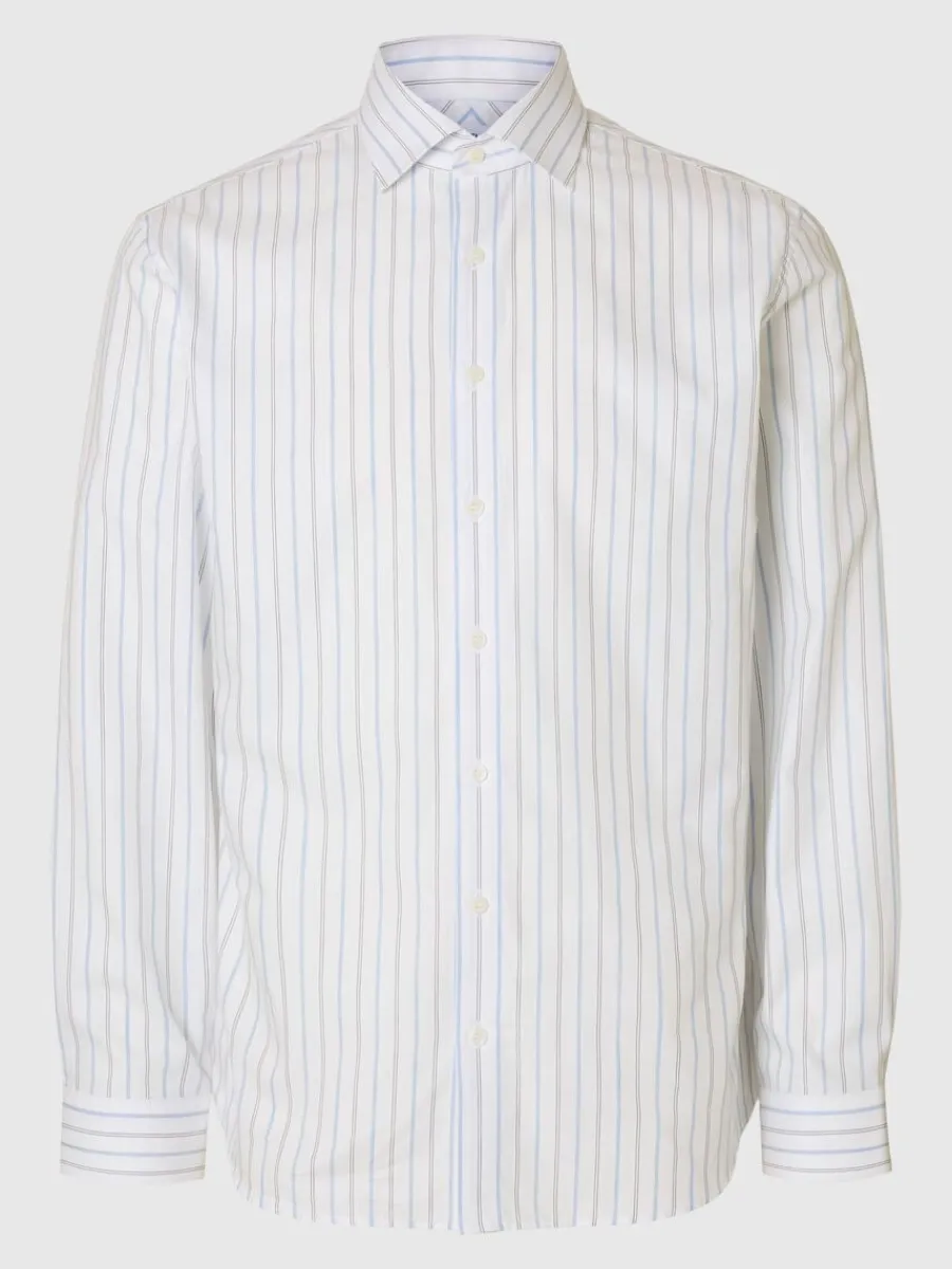 randig_slim_fitskjorta_4.webp SELECTED RANDIG SLIM FIT-SKJORTA White Cheap
