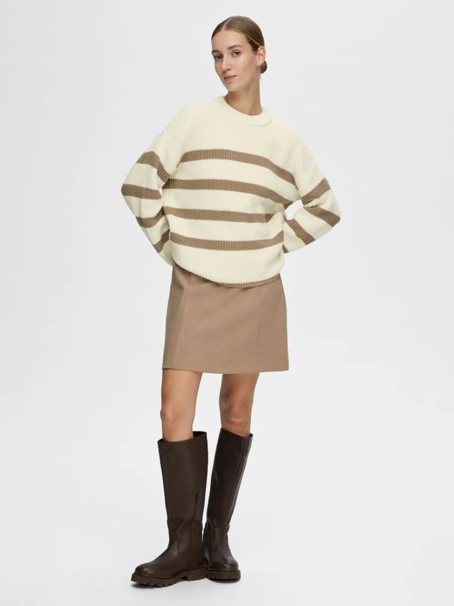randig_stickad_trja_1-4.webp SELECTED RANDIG STICKAD TRÖJA Beige Best Sale