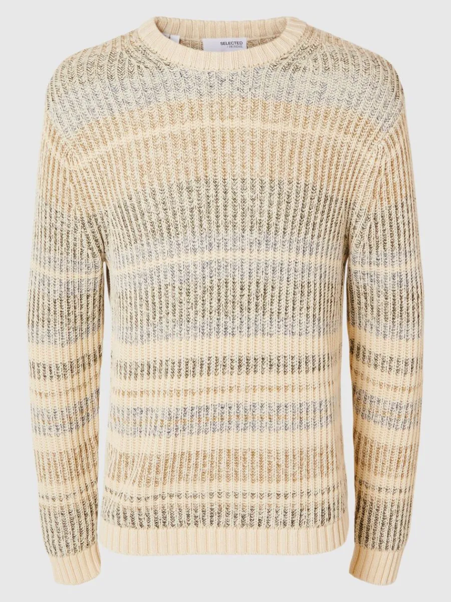 randig_stickad_trja_3-5.webp SELECTED RANDIG STICKAD TRÖJA Beige Sale