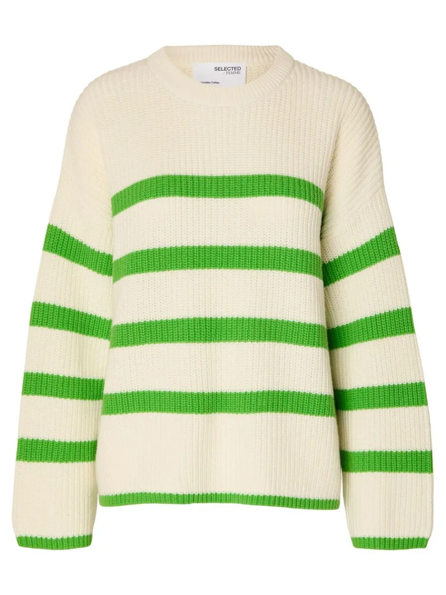 randig_stickad_trja_5-3.webp SELECTED RANDIG STICKAD TRÖJA Green Sale