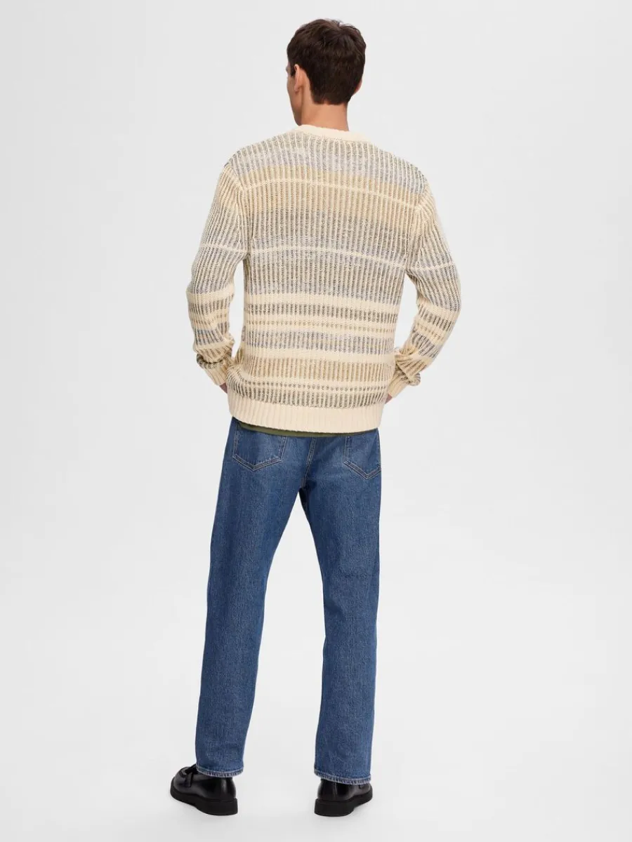 randig_stickad_trja_5-5.webp SELECTED RANDIG STICKAD TRÖJA Beige Sale