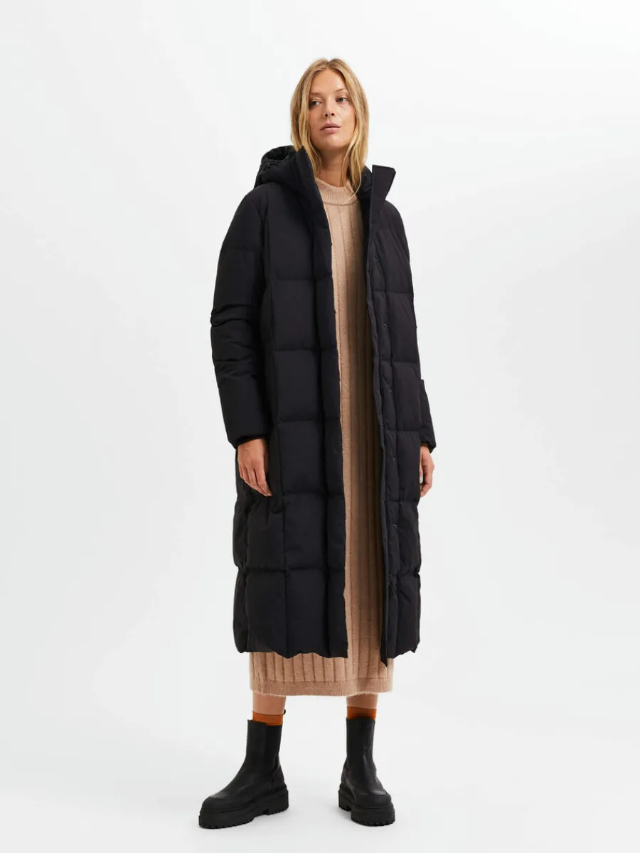 redown_lng_modell_pufferj_0-1.webp SELECTED RE:DOWN® LÅNG MODELL PUFFERJACKA Black Sale
