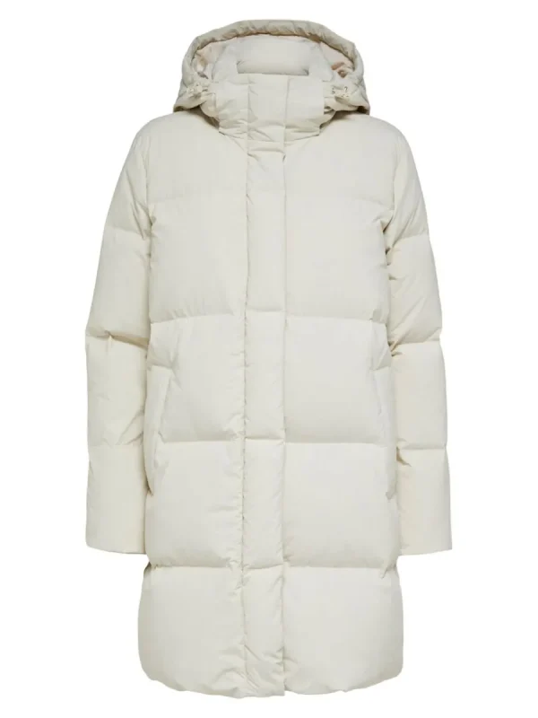 SELECTED RE:DOWN® VADDERAD JACKA Beige Best Sale
