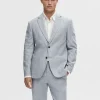 SELECTED REGULAR FIT ENKELKNÄPPT KAVAJ Blue Flash Sale