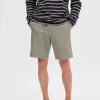 SELECTED REGULAR FIT SHORTS Green Best