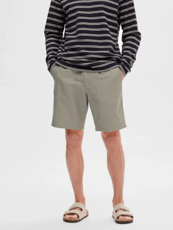 SELECTED REGULAR FIT SHORTS Green Best