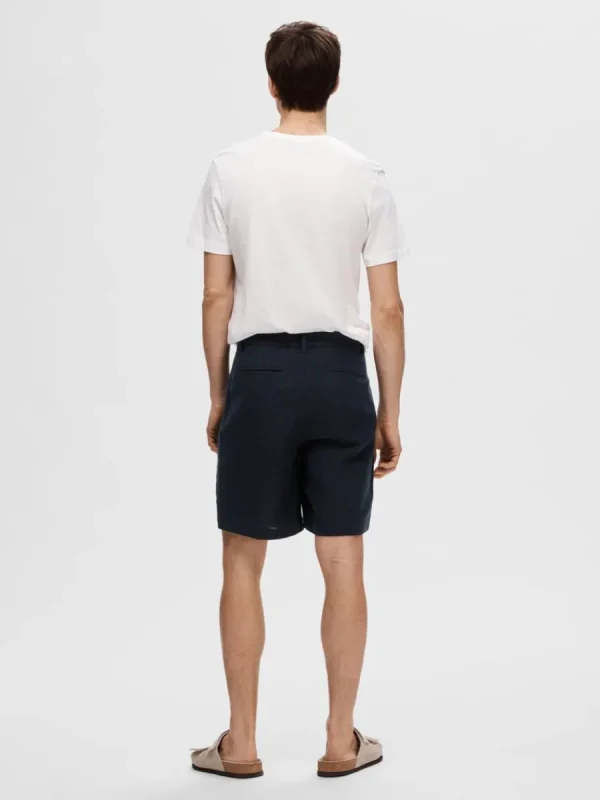 SELECTED REGULAR FIT SHORTS Blue Cheap