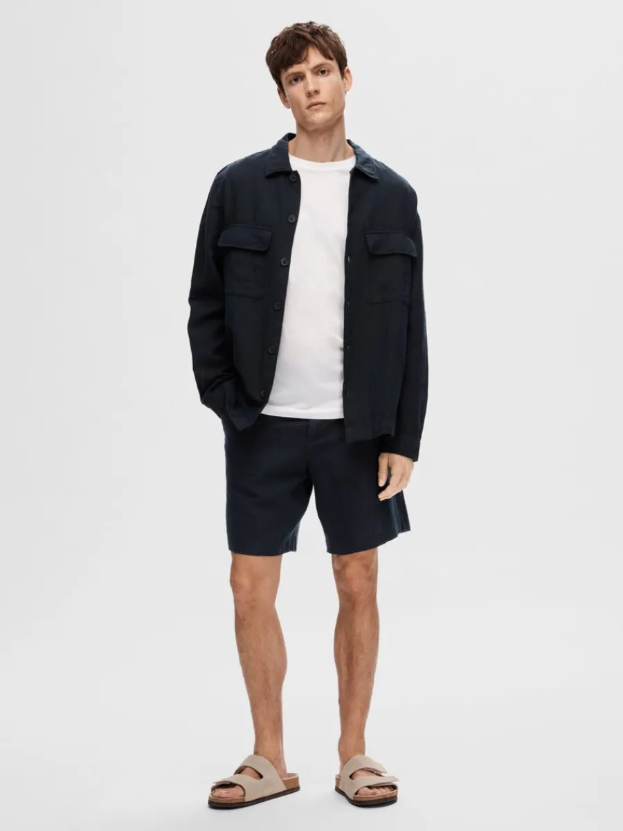 regular_fit_shorts_2-1.webp SELECTED REGULAR FIT SHORTS Blue Cheap