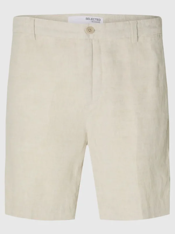 SELECTED REGULAR FIT SHORTS Beige Outlet