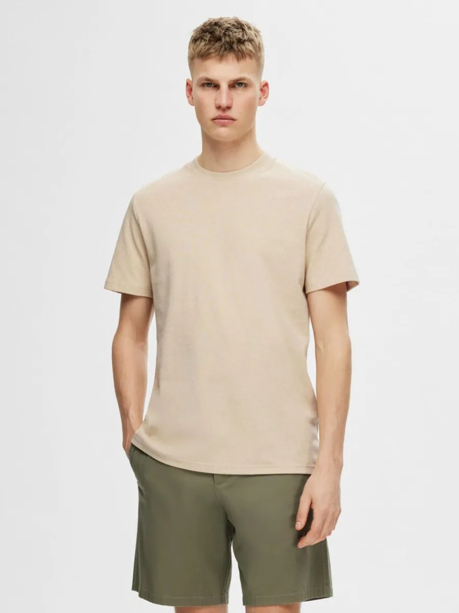 regular_fit_tshirt_0.webp SELECTED REGULAR FIT T-SHIRT Beige Best