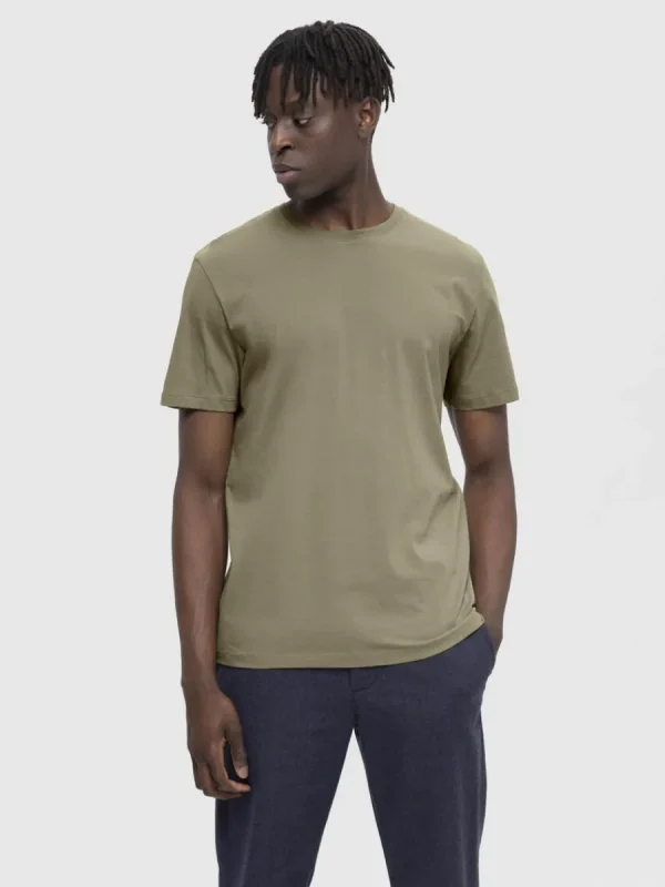 SELECTED REGULAR T-SHIRT Green Cheap