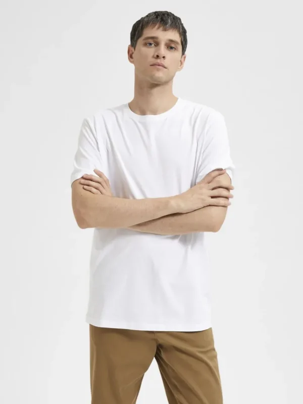 SELECTED REGULAR T-SHIRT White Best Sale