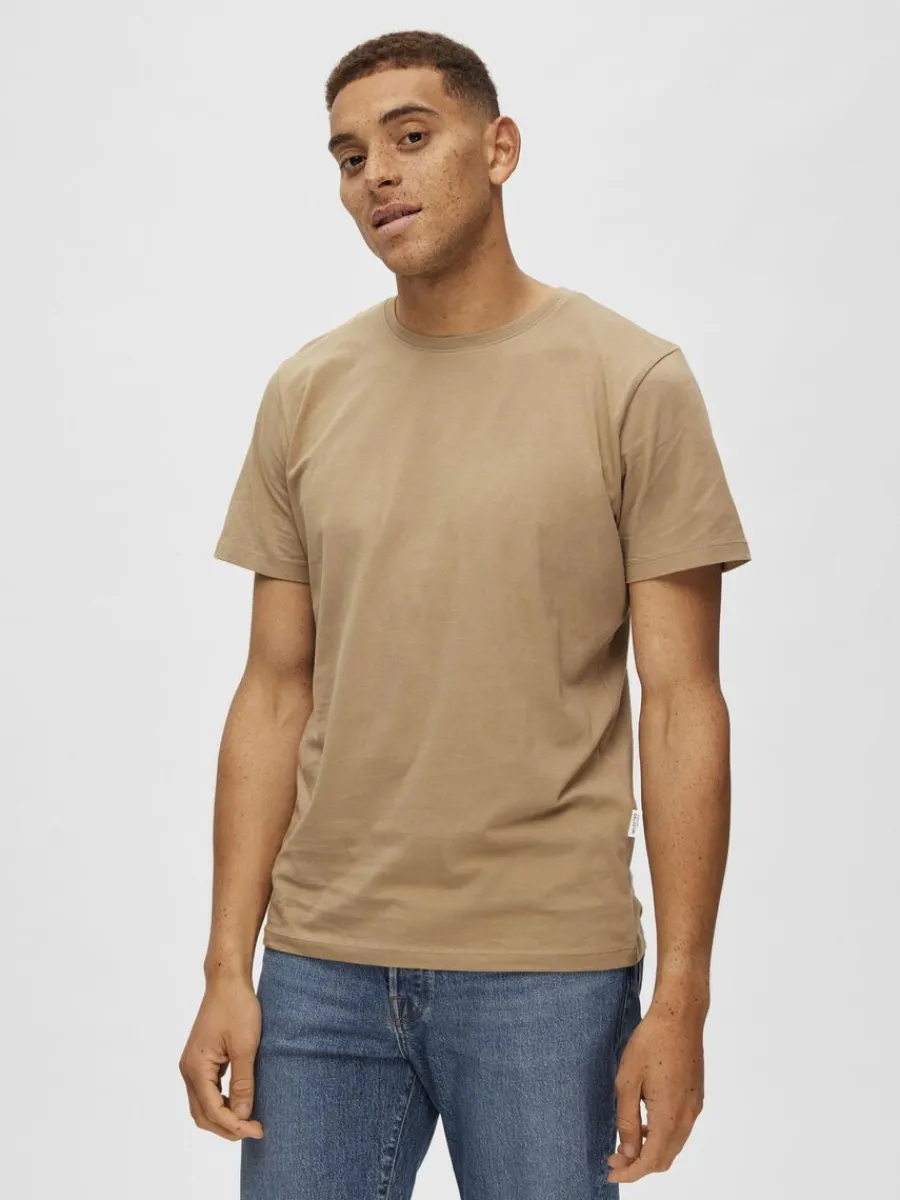 regular_tshirt_0-6.webp SELECTED REGULAR T-SHIRT Brown Cheap