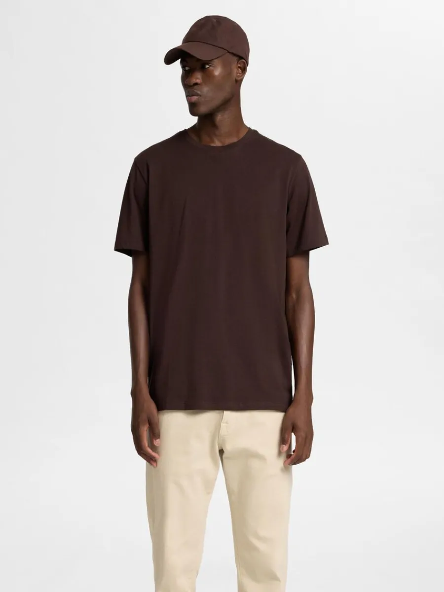 regular_tshirt_0.webp SELECTED REGULAR T-SHIRT Brown Shop