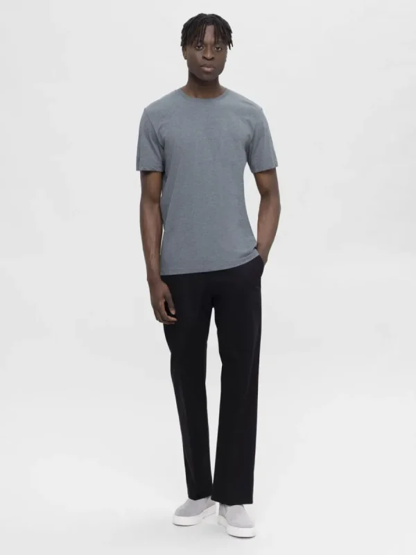 SELECTED REGULAR T-SHIRT Grey Sale
