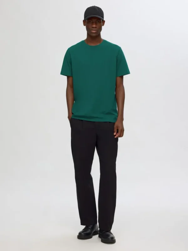 SELECTED REGULAR T-SHIRT Green Best