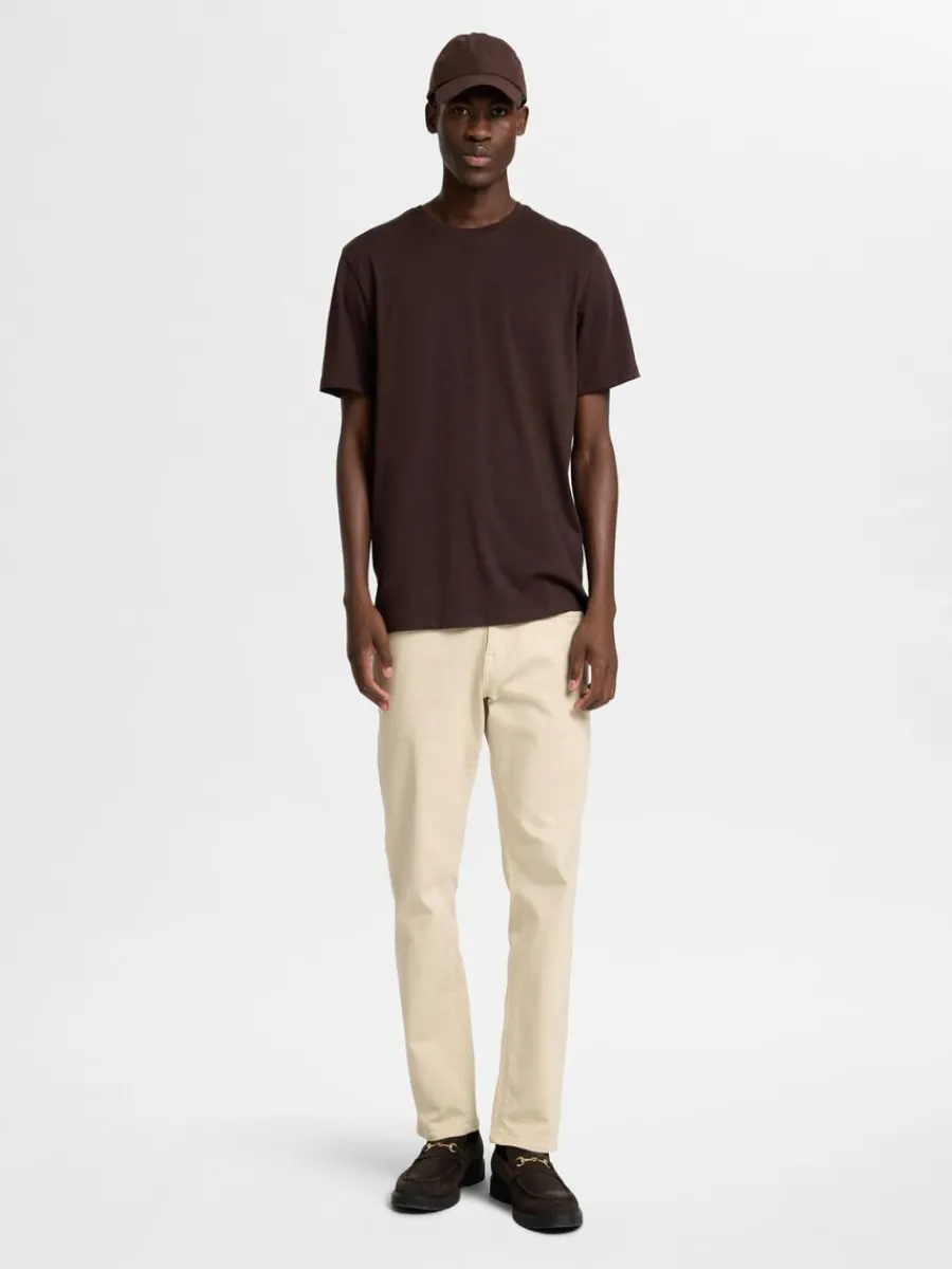 regular_tshirt_1.webp SELECTED REGULAR T-SHIRT Brown Shop