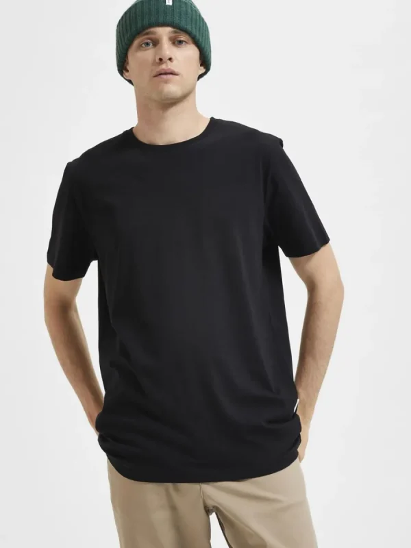SELECTED REGULAR T-SHIRT Black Online