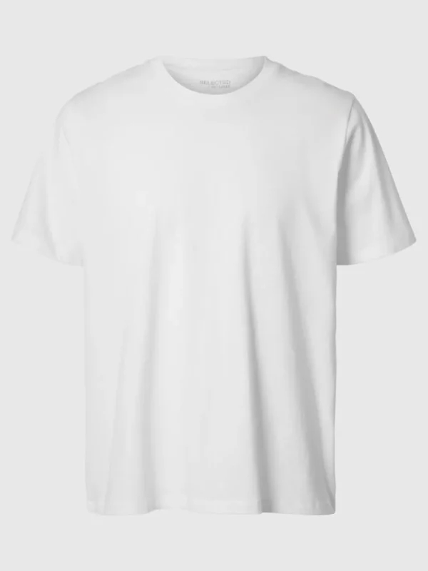 SELECTED REGULAR T-SHIRT White Best Sale