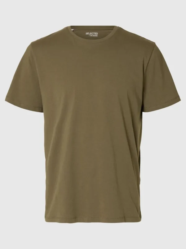 SELECTED REGULAR T-SHIRT Green Online