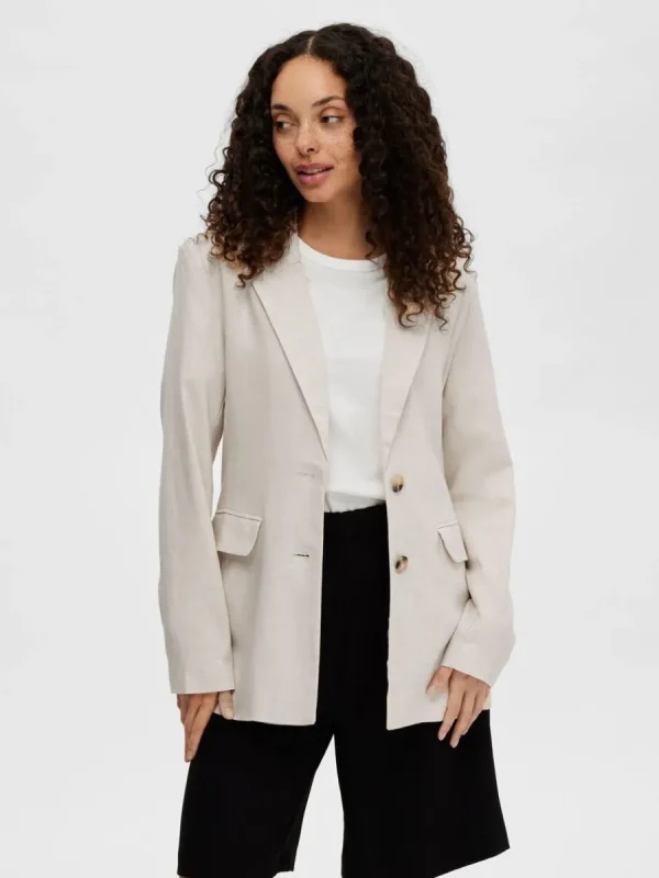 SELECTED RELAXED FIT KAVAJ Beige Store